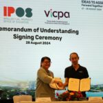 MoU signed by Rena Lee,Chief Executive of the Intellectual Property Office of Singapore and James Tan, VICPA President